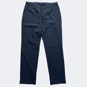 Eileen Fisher Pants XS Gray Washable Ankle‎ Baring Pull On Stretch Crepe Viscose